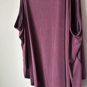 Plum Flowy Tank